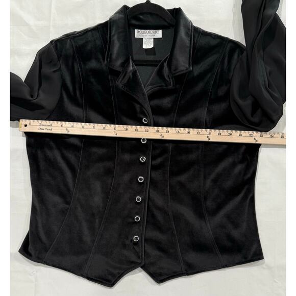 Vintage Brownstone Studio New York Black Jacket Size 18 (064) - Picture 7 of 9